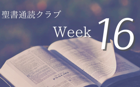 聖書通読クラブ Week 16