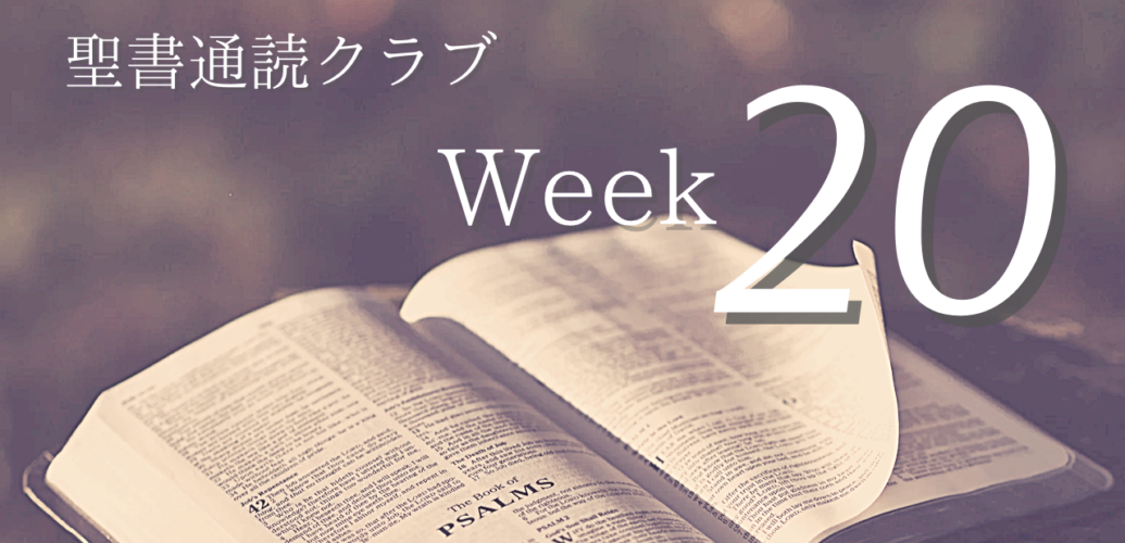 聖書通読クラブ Week 20